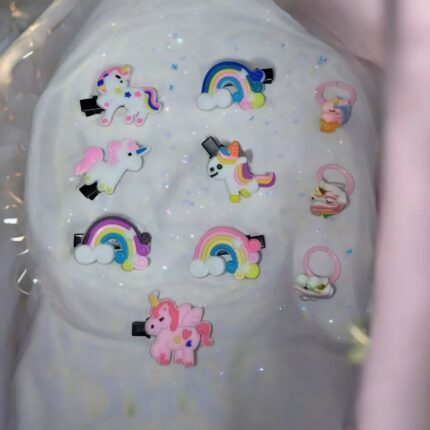 Magisches Einhorn- & Regenbogen-Set.